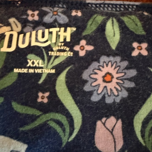 Duluth Trading Co. Bra Womens XXL Garden Print Soft Bralette Low Impact Set Of 3 - Picture 5 of 9